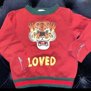 Size 6 Kids gucci sweater worn once
